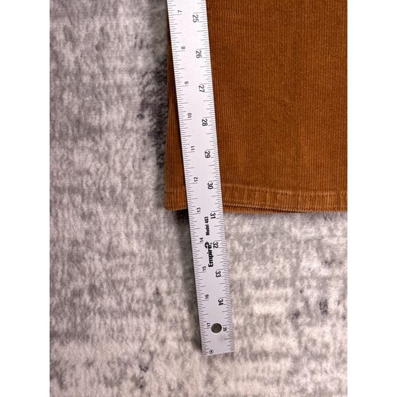 Vintage Abercrombie & Fitch Pants 4 Womens Y2K Caramel Corduroy Low Rise Boot - Picture 5 of 7